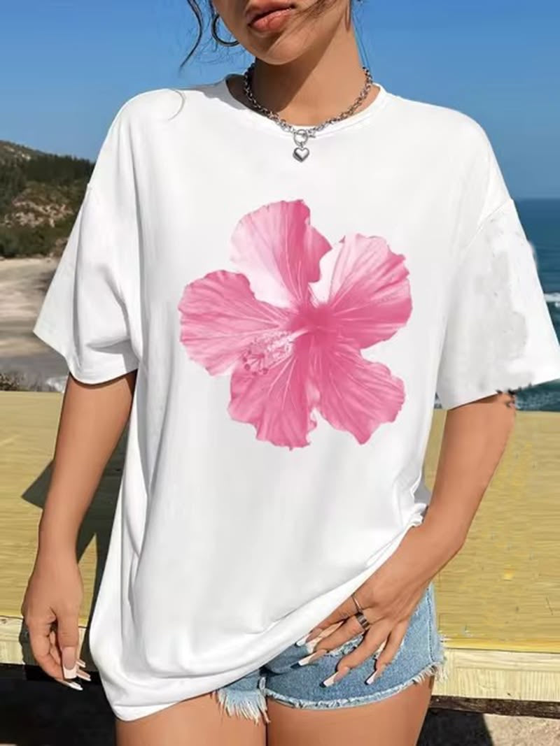 Blush Bloom Aesthetic Tee – Soft Girl Summer Essential