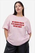 Mental Health Taylor Swift Oversized Graphic Tee