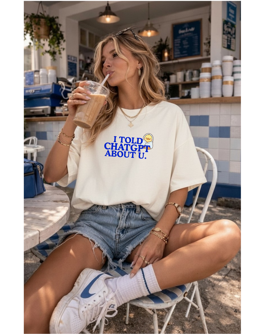 “ITOLD CHATGPT ABOUT U ” Graphic tee