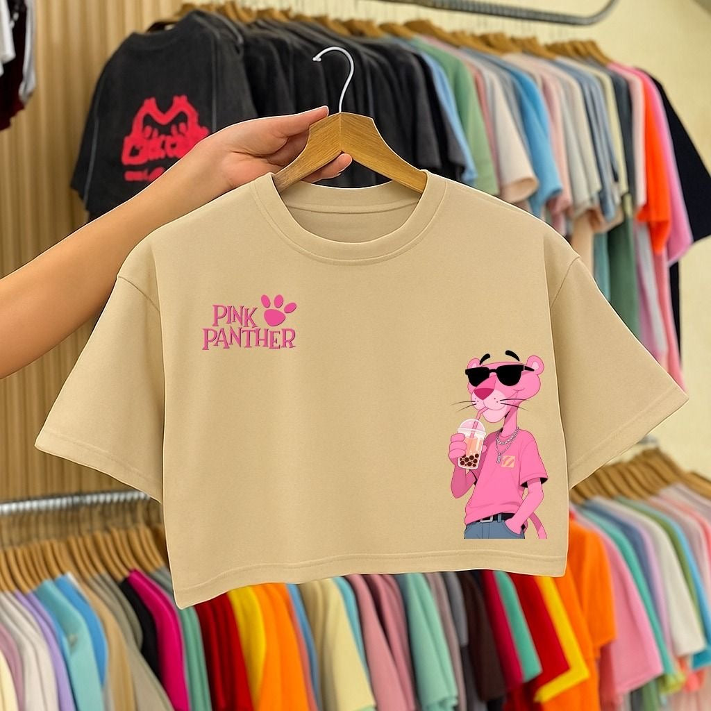 Pink Panther Crop Top