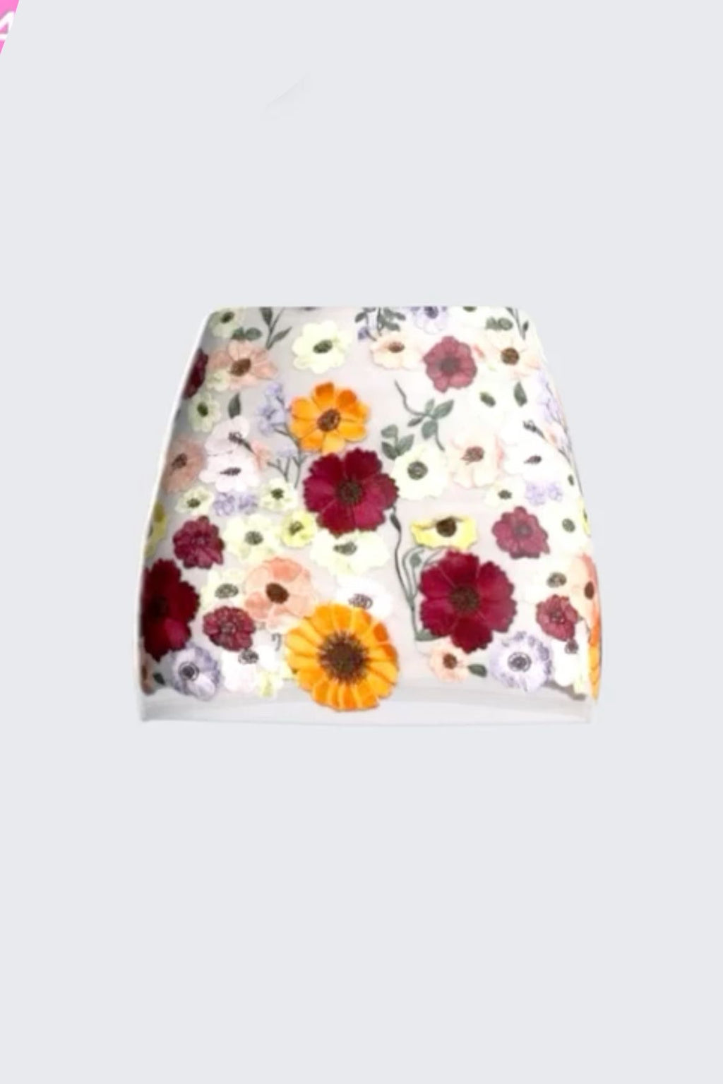 Petals Botanical Mini Skirt